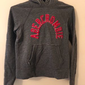 Grey Abercrombie Hoodie MEMORIAL DAY SALE